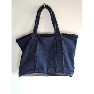 Oversized Weekender Denim Tote Bag Extra Large Casual Western Cowgirl Boho Jeans
